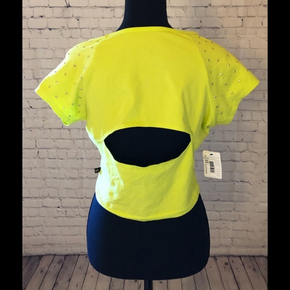 NWT Nicki Minaj neon crop top - XL - Picture 3 of 6